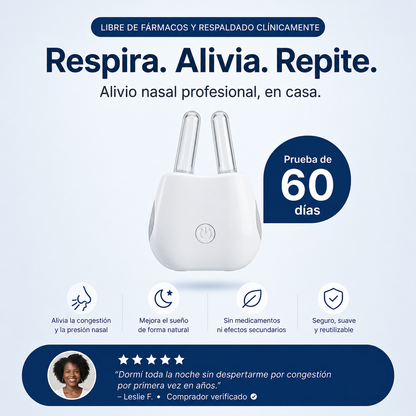 Dispositivo Nasal de Luz Roja para Alergia