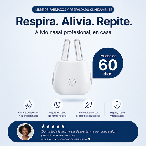 Dispositivo Nasal de Luz Roja para Alergia
