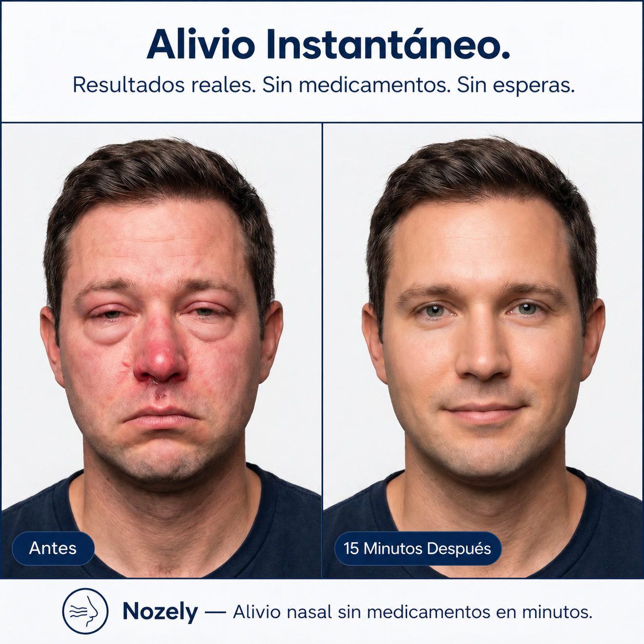 Dispositivo Nasal de Luz Roja para Alergia