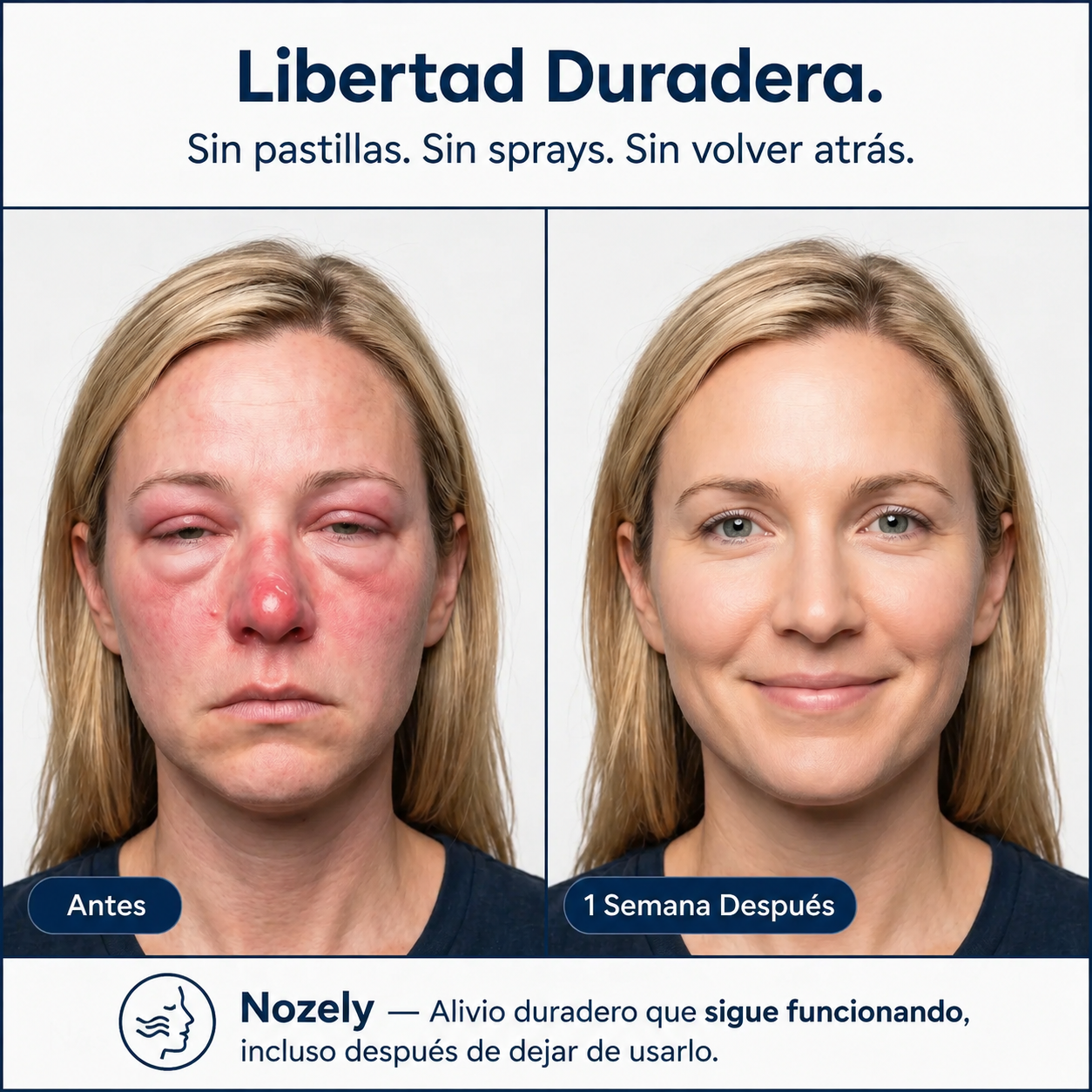 Dispositivo Nasal de Luz Roja para Alergia